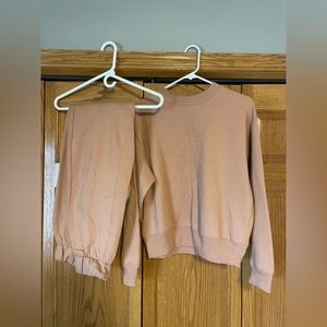 Matching Jogger and Crew Neck Set